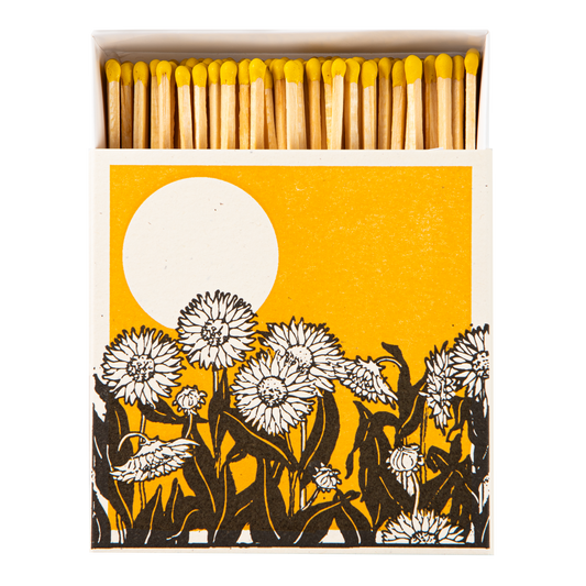 Sunflower Fields | Safety Matches | Square