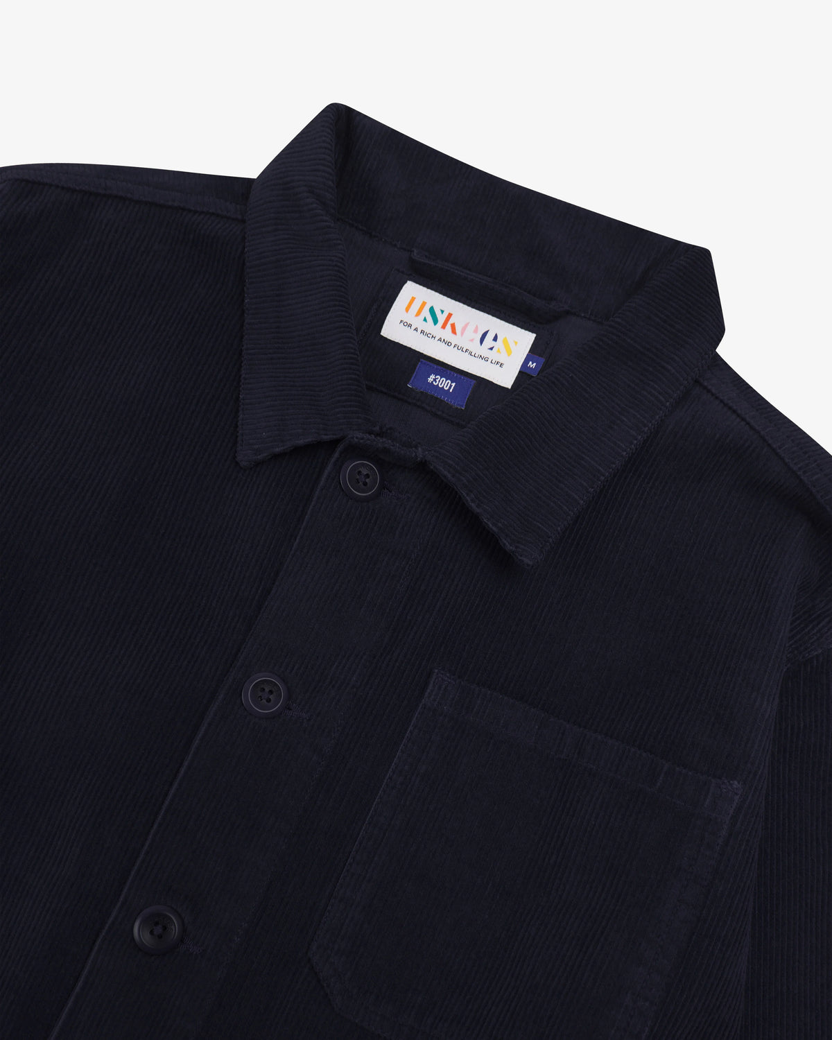 3001 Cord Overshirt - Midnight Blue
