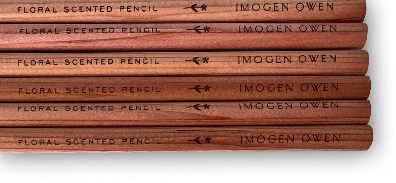 IMOGEN OWEN - ROSE GERANIUM SCENTED PENCILS
