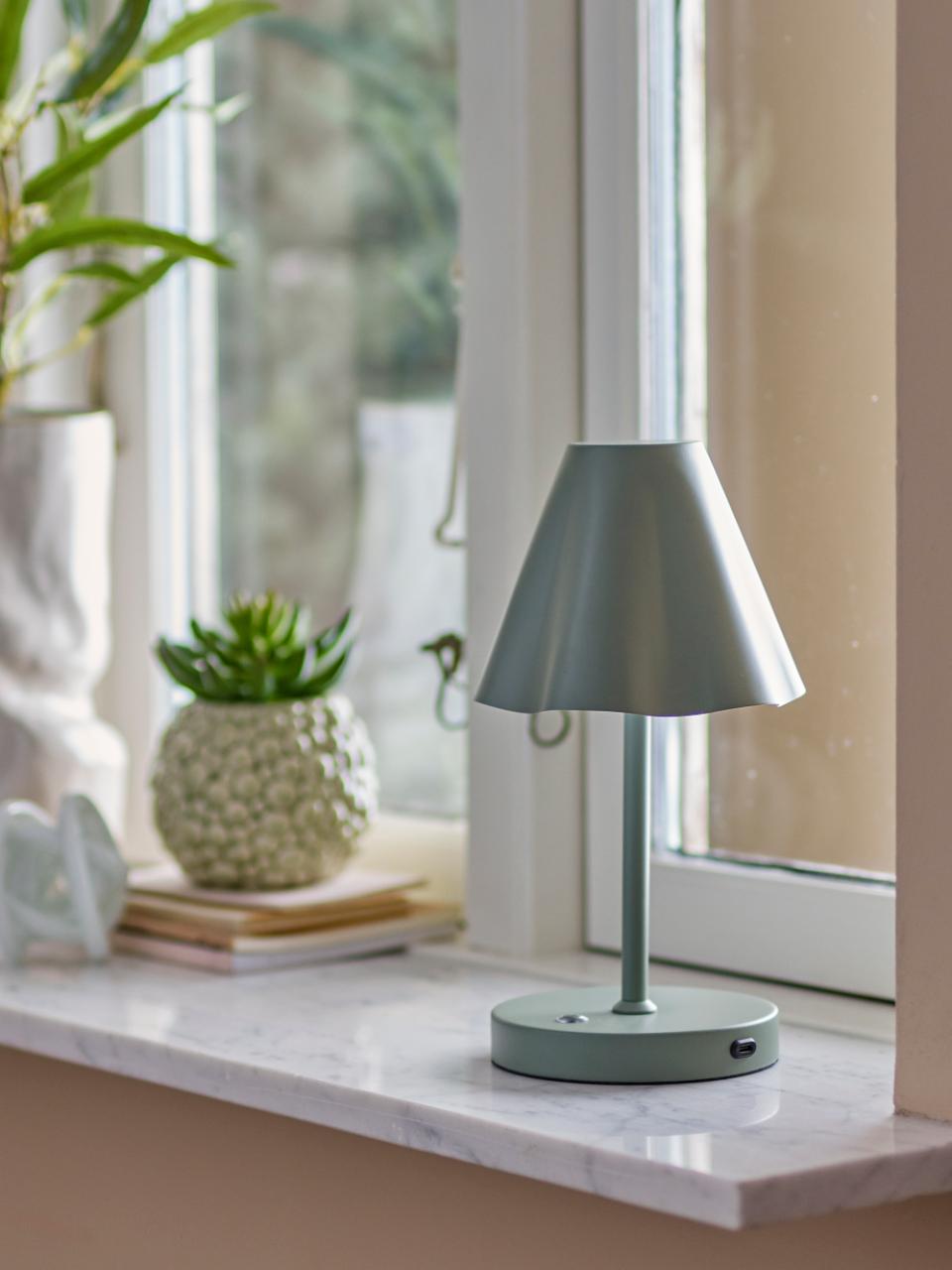 Lianna Portable Lampe, Rechargeable, Green, Metal