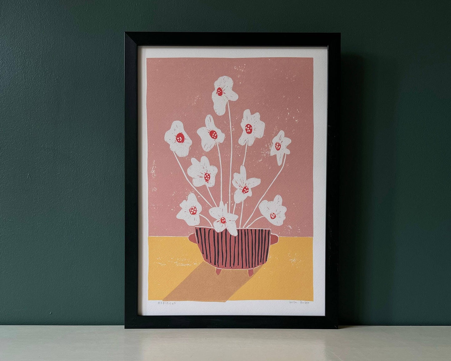 Luiza Holub - Framed Art Print 'Hibiscus'  Wall Art