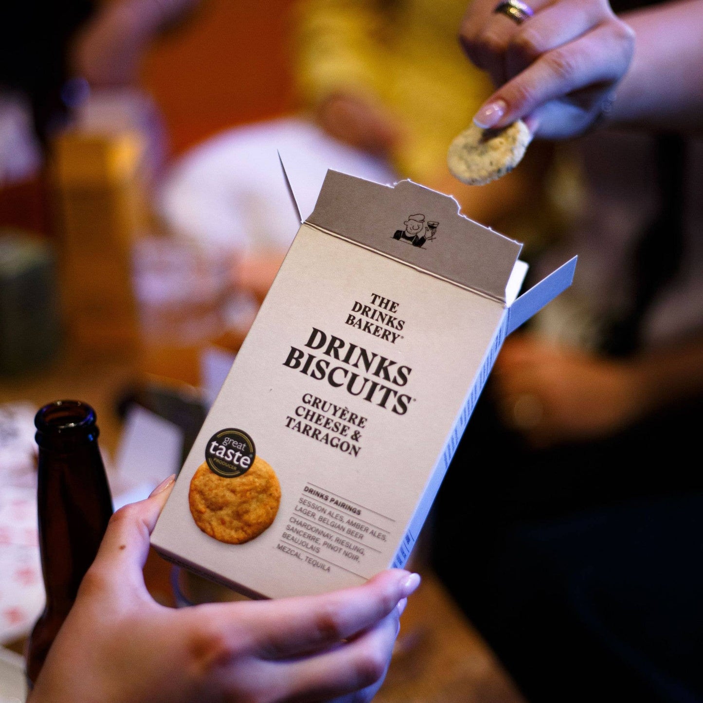 The Drinks Bakery - Drinks Biscuits - Gruyère Cheese & Tarragon 110g