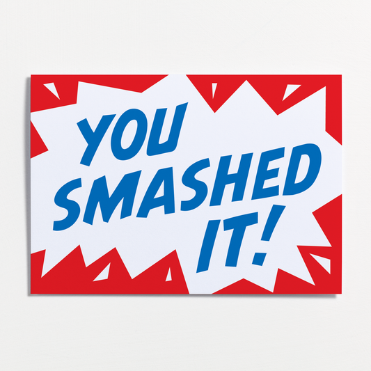 Crispin Finn - You Smashed It! Greeting Card