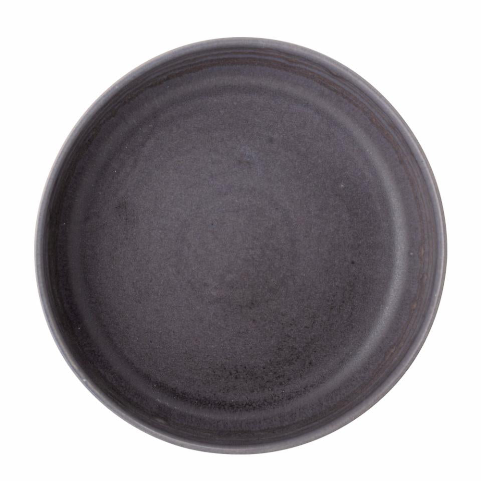 Raben Bowl, Grey, Stoneware