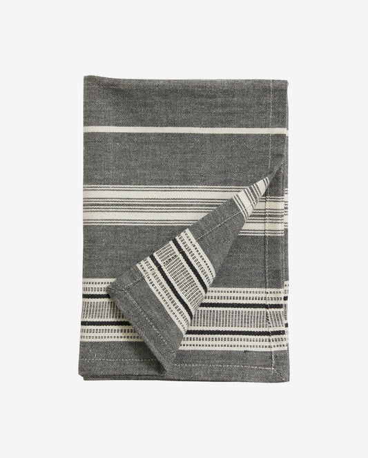 Orion cotton tea cloth black/white