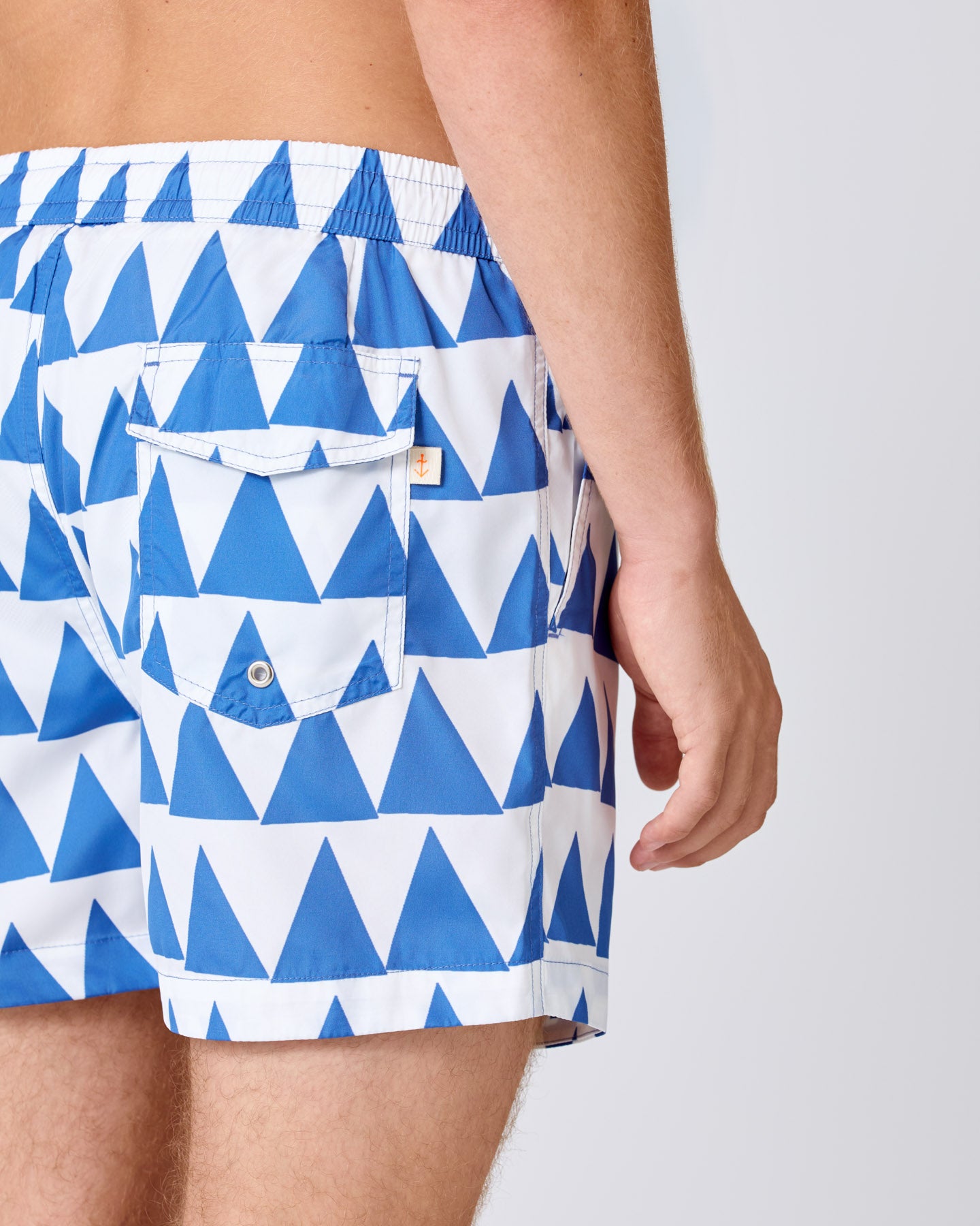FONTES, Swim Shorts, Indigo Triangles