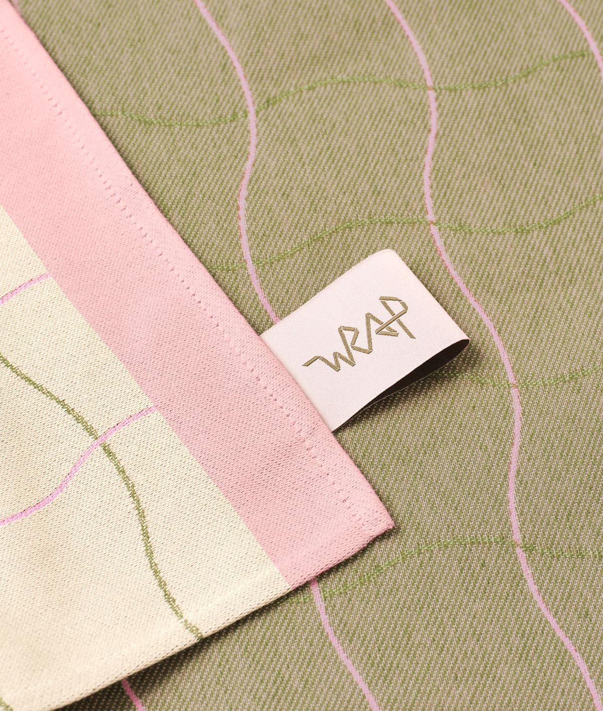 Wave Grid tea towel