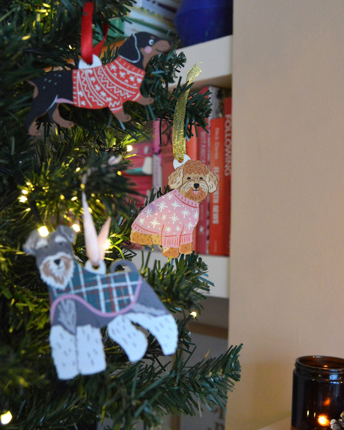 Cute Curly Dog Decoration