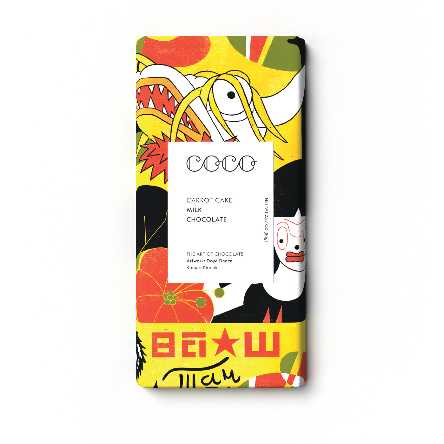 COCO Chocolatier - Carrot Cake Milk Chocolate 80g