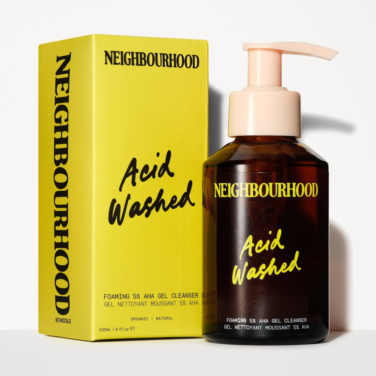 'Acid Washed' Foaming 5% AHA Gel Cleanser, 120ml