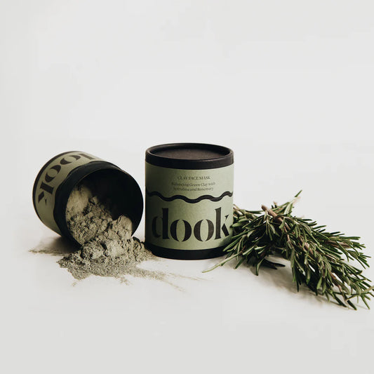 Clay Face Mask, Balancing Green Clay with Spirulina and Rosemary