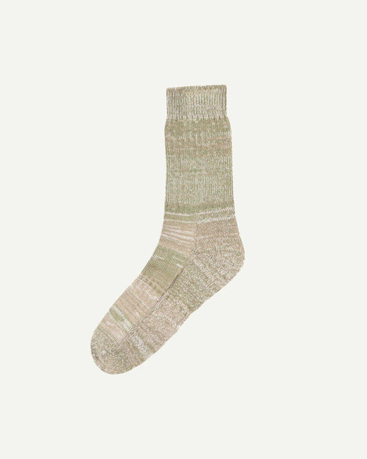 #4006 organic cotton sock - khaki mix