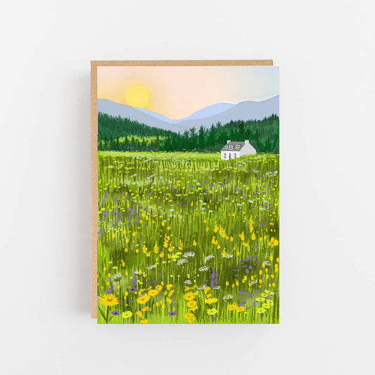 Summer Meadow  - greeting card
