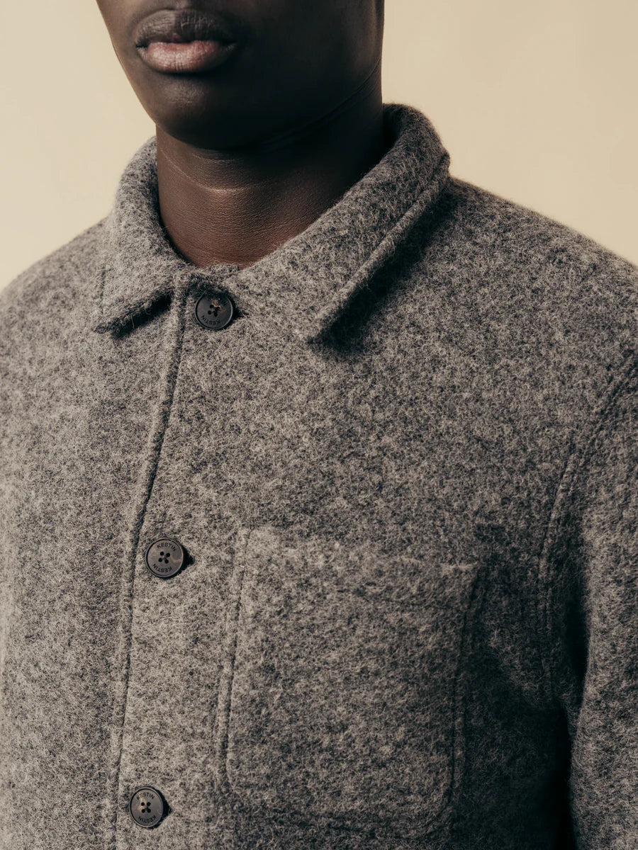 Ormiston Jacket In Grey Wool Blend