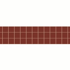 Kinshipped - PAPER TAPE - BURGUNDY/RUSSET GRID