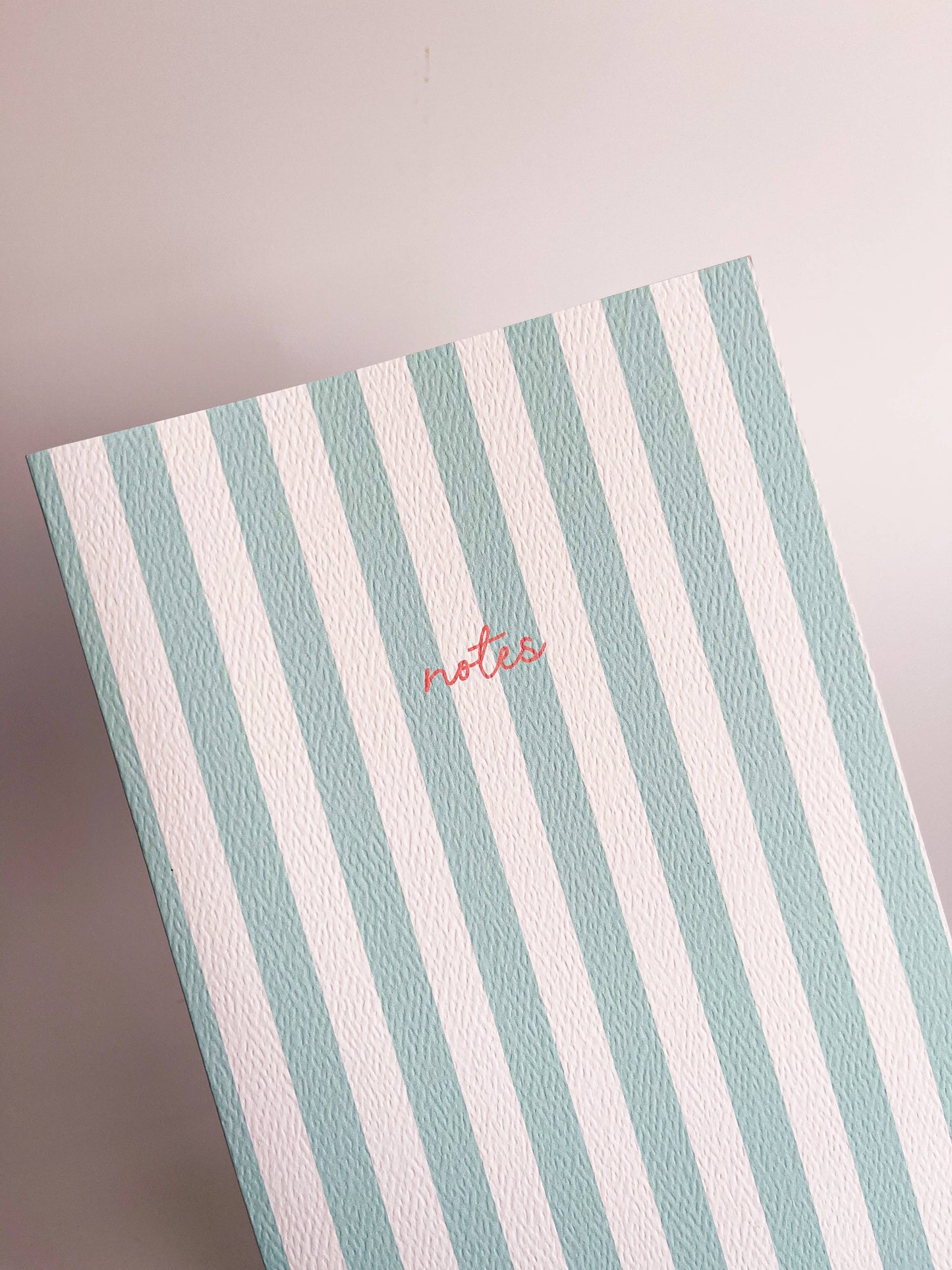 Fin Studio - Striped Notebook with Contrast Color