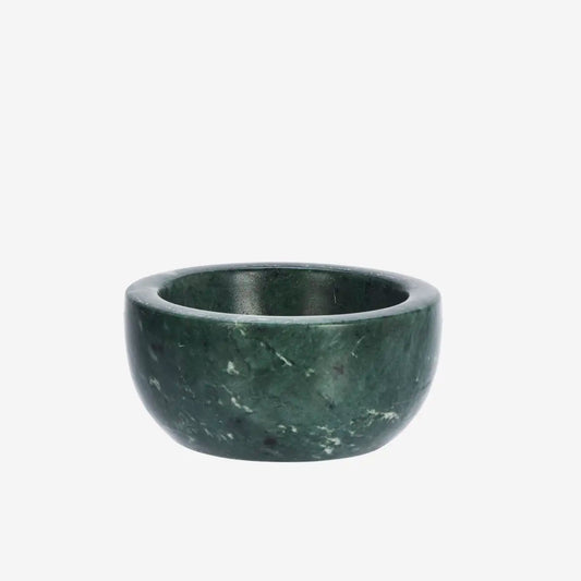 Small Marble Bowl - Dark Green
