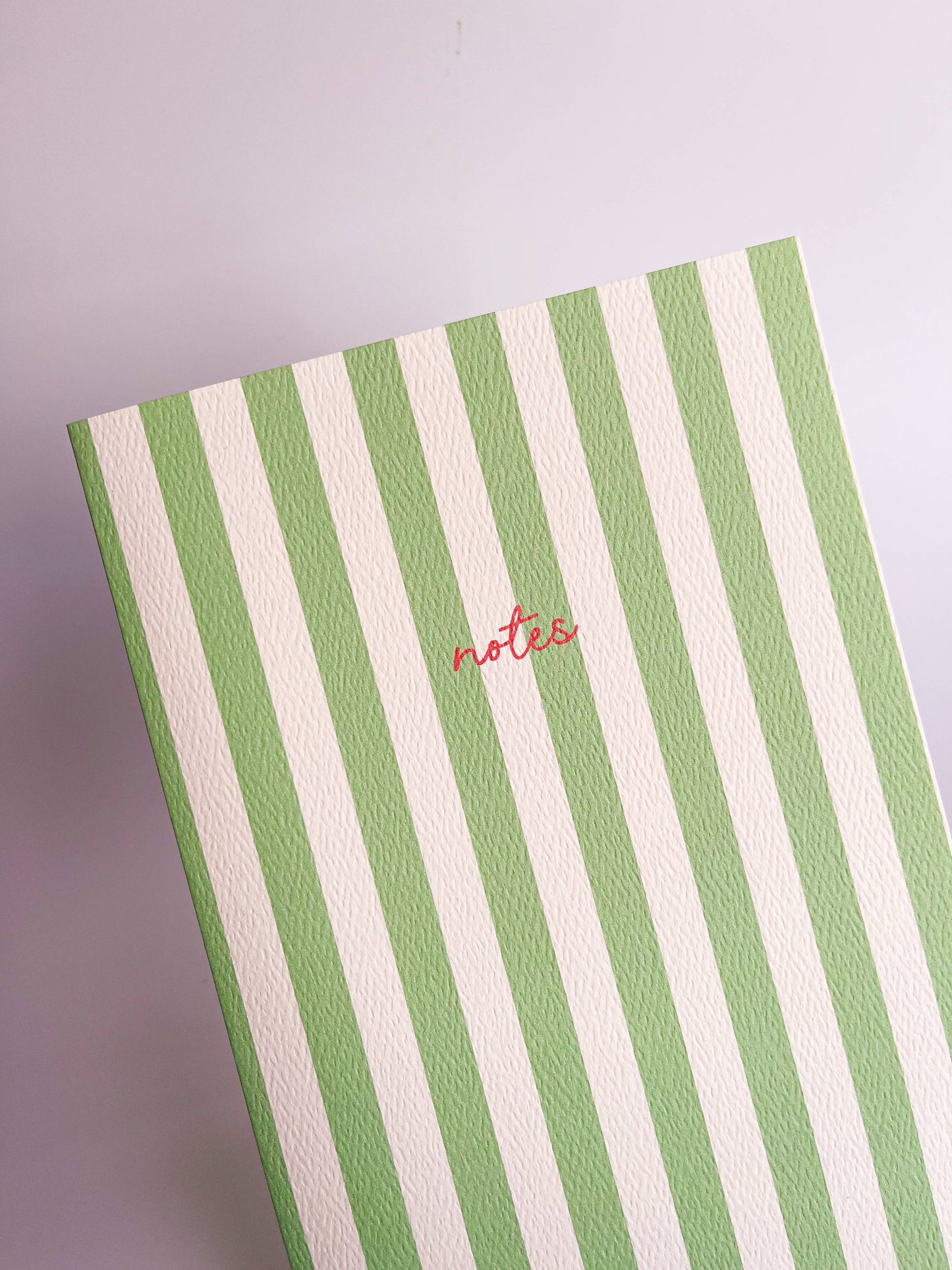 Fin Studio - Striped Notebook with Contrast Color