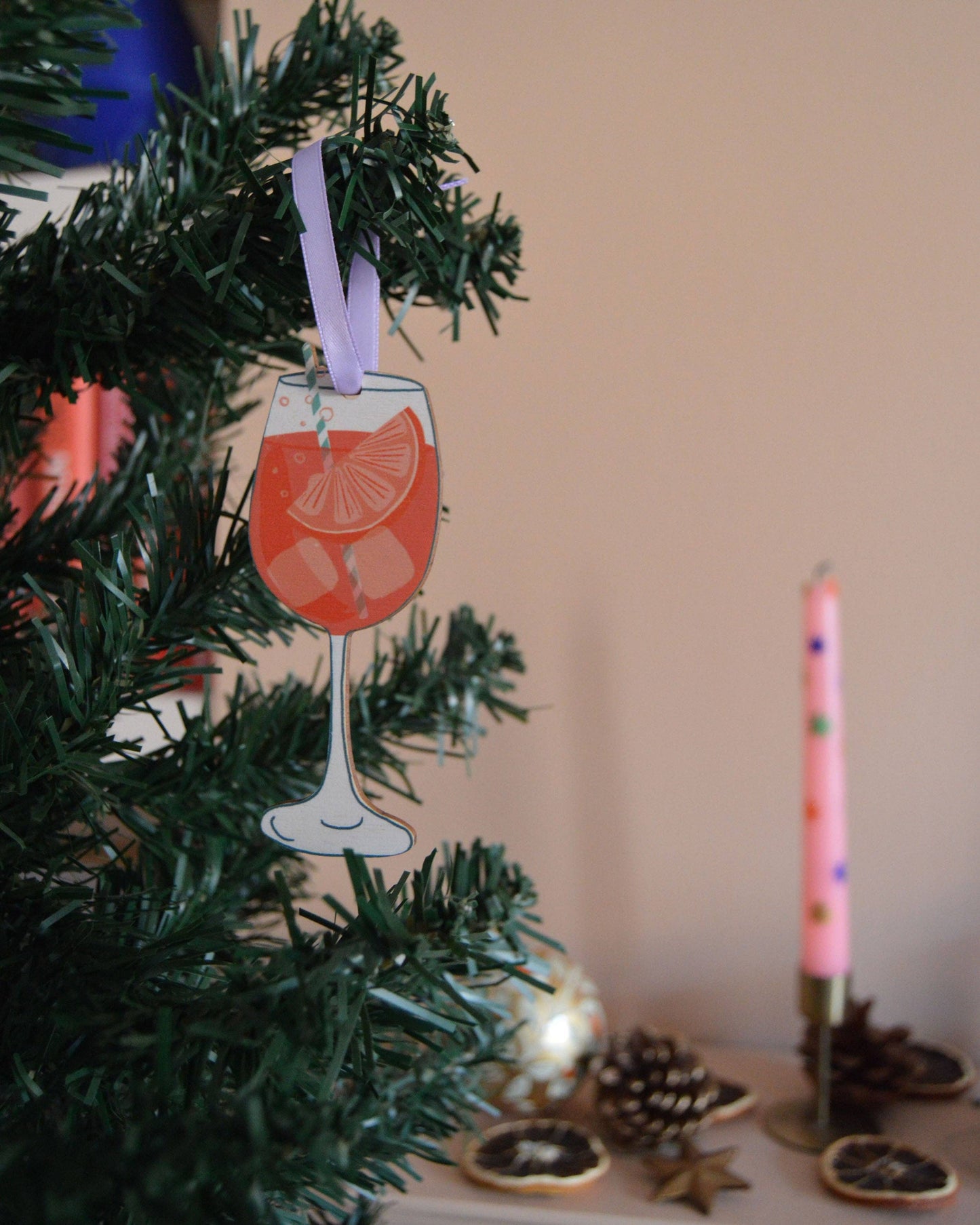 Laura Barnes Wholesale Ltd - Aperol Spritz Hanging Decoration