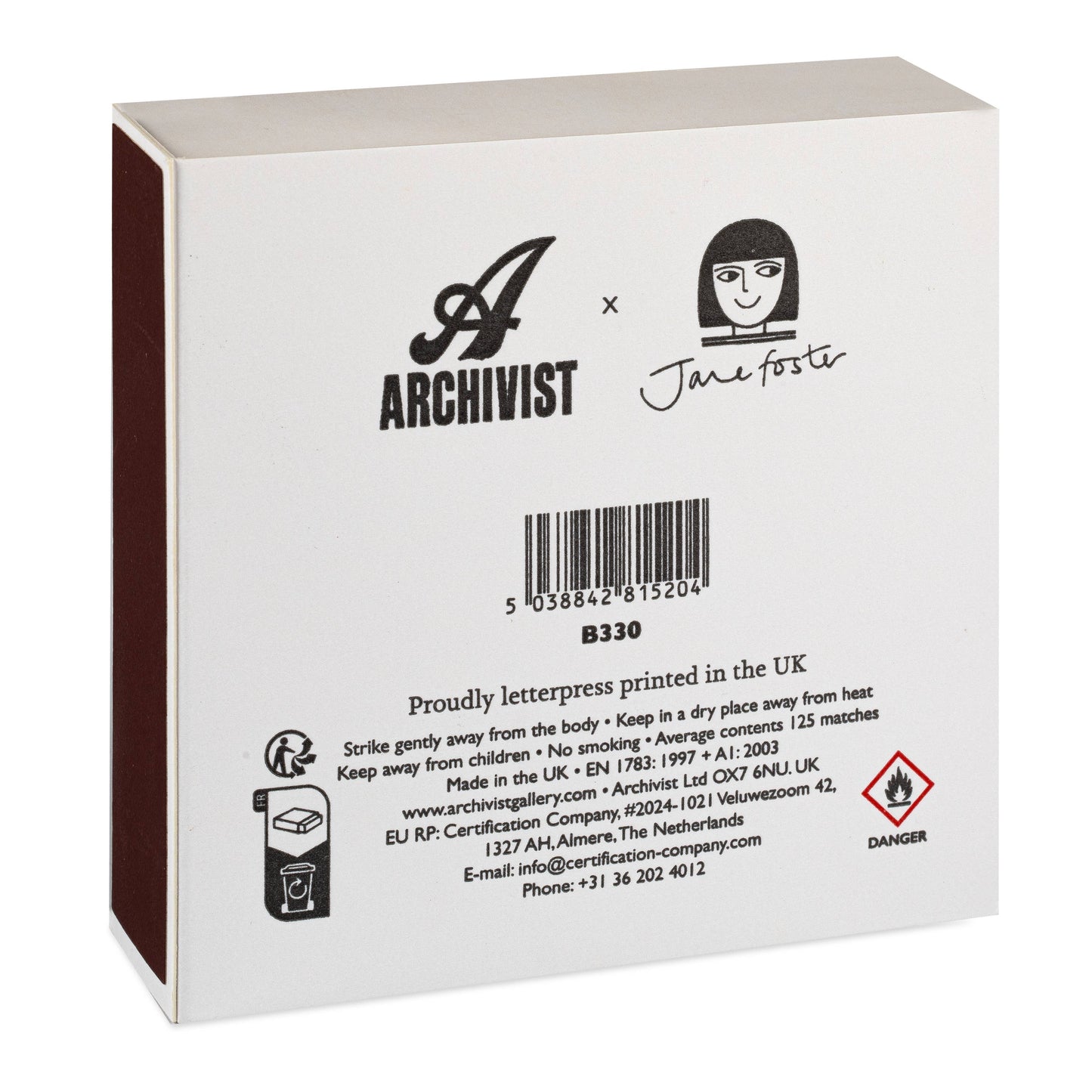 Archivist | UK - Cat | Square - Safety Matches