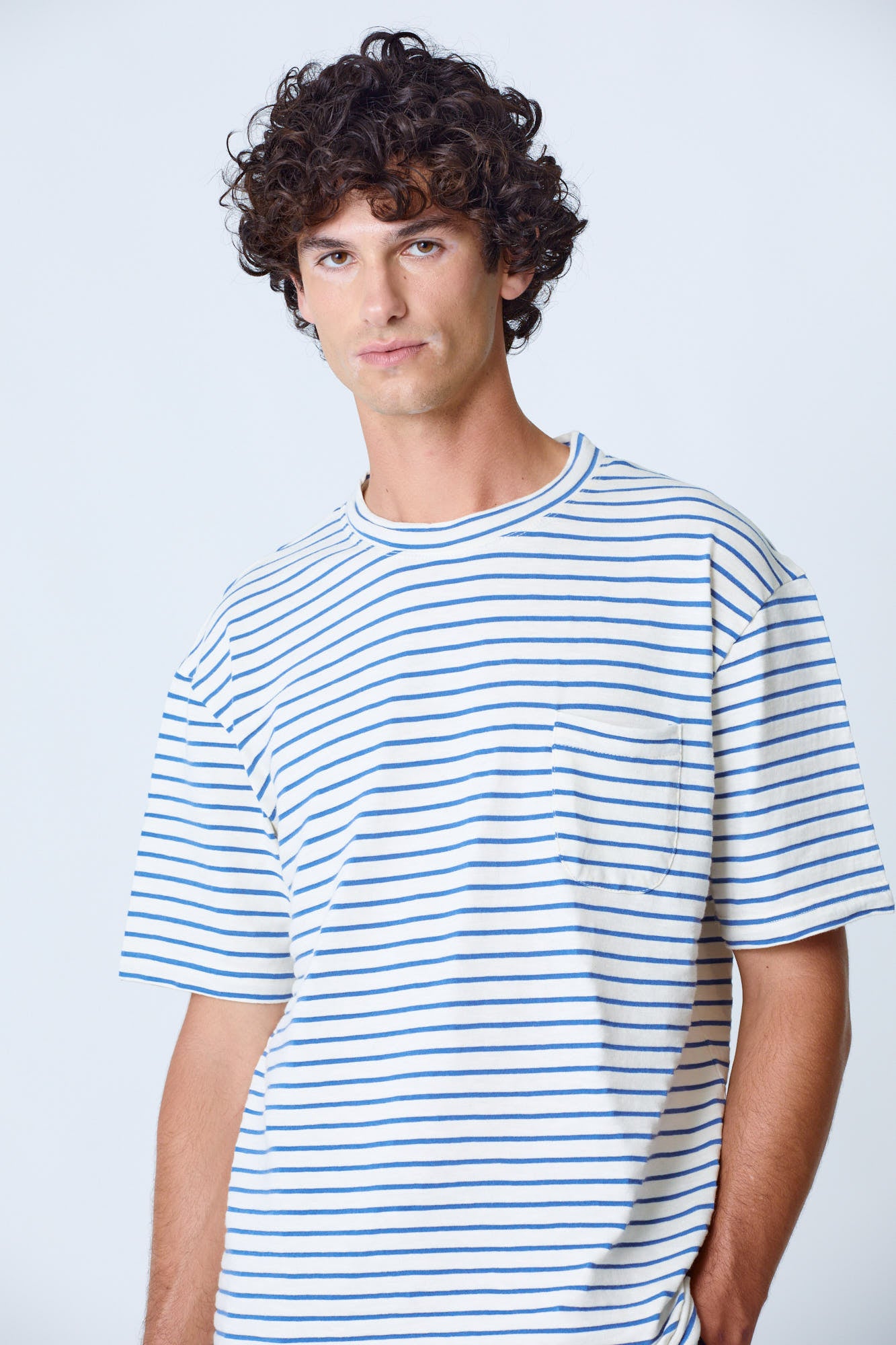 Guerreiro, Indigo Stripes T-shirt