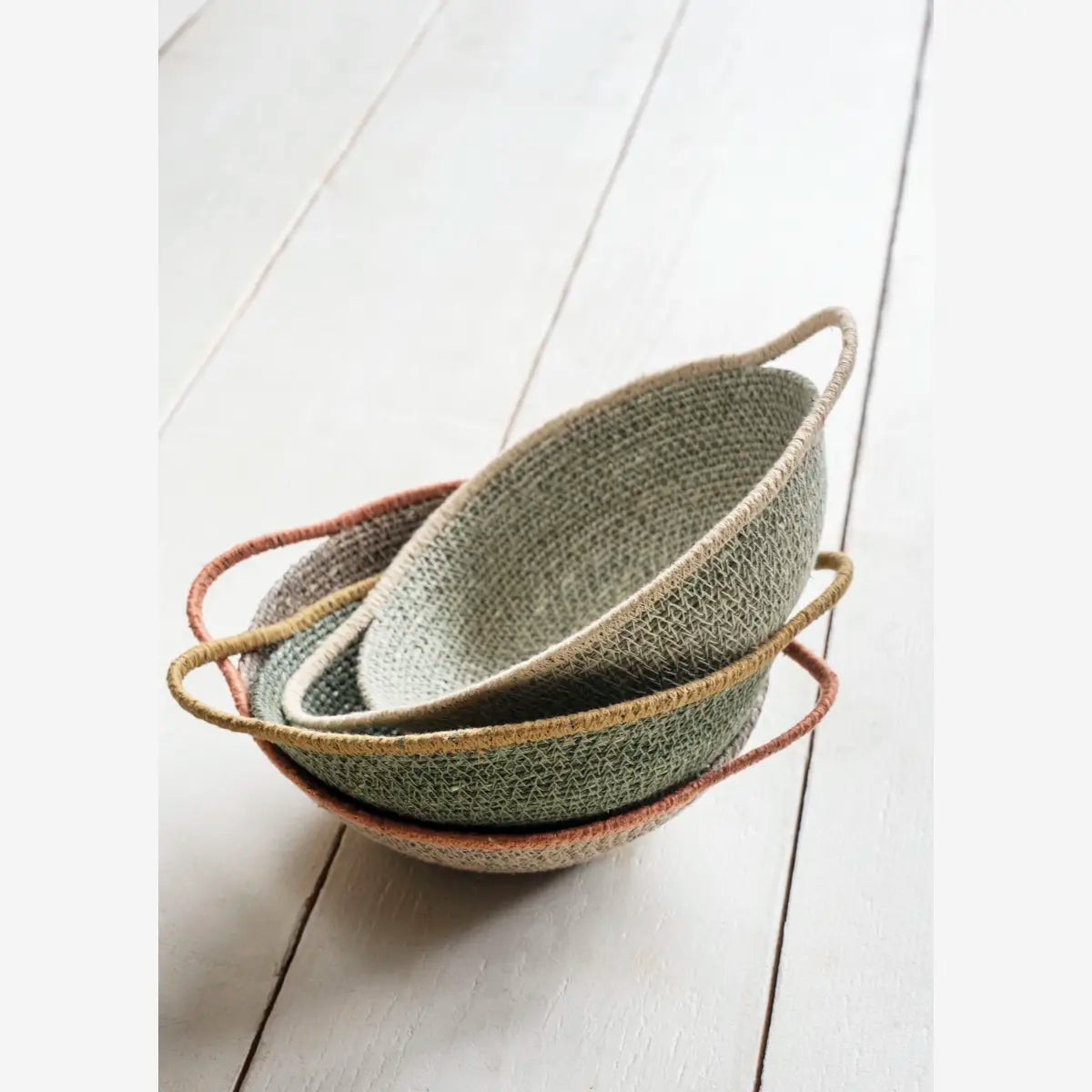 SEAGRASS BASKET W/ HANDLES