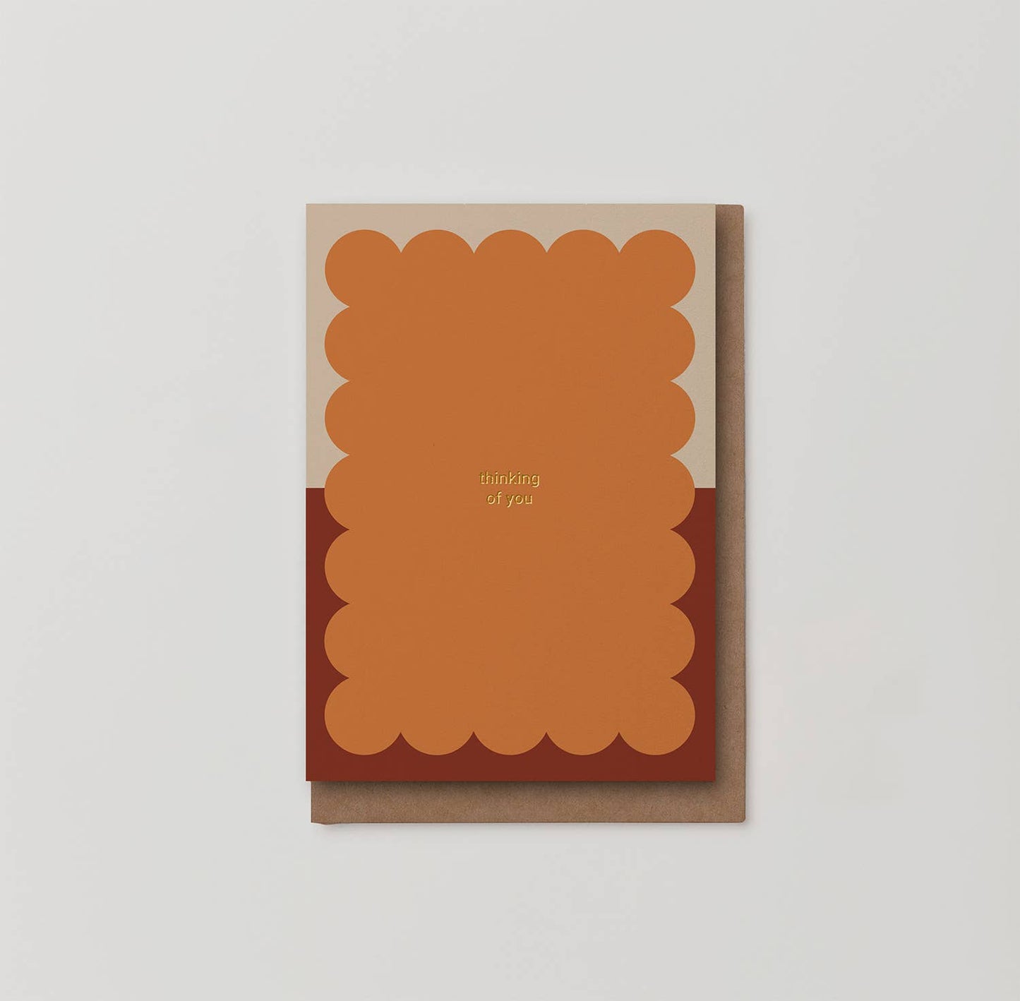 Kinshipped - Thinking of you foiled sympathy card