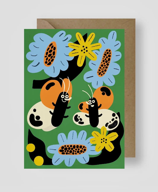 Seekprint - Butterflies Greetings Card