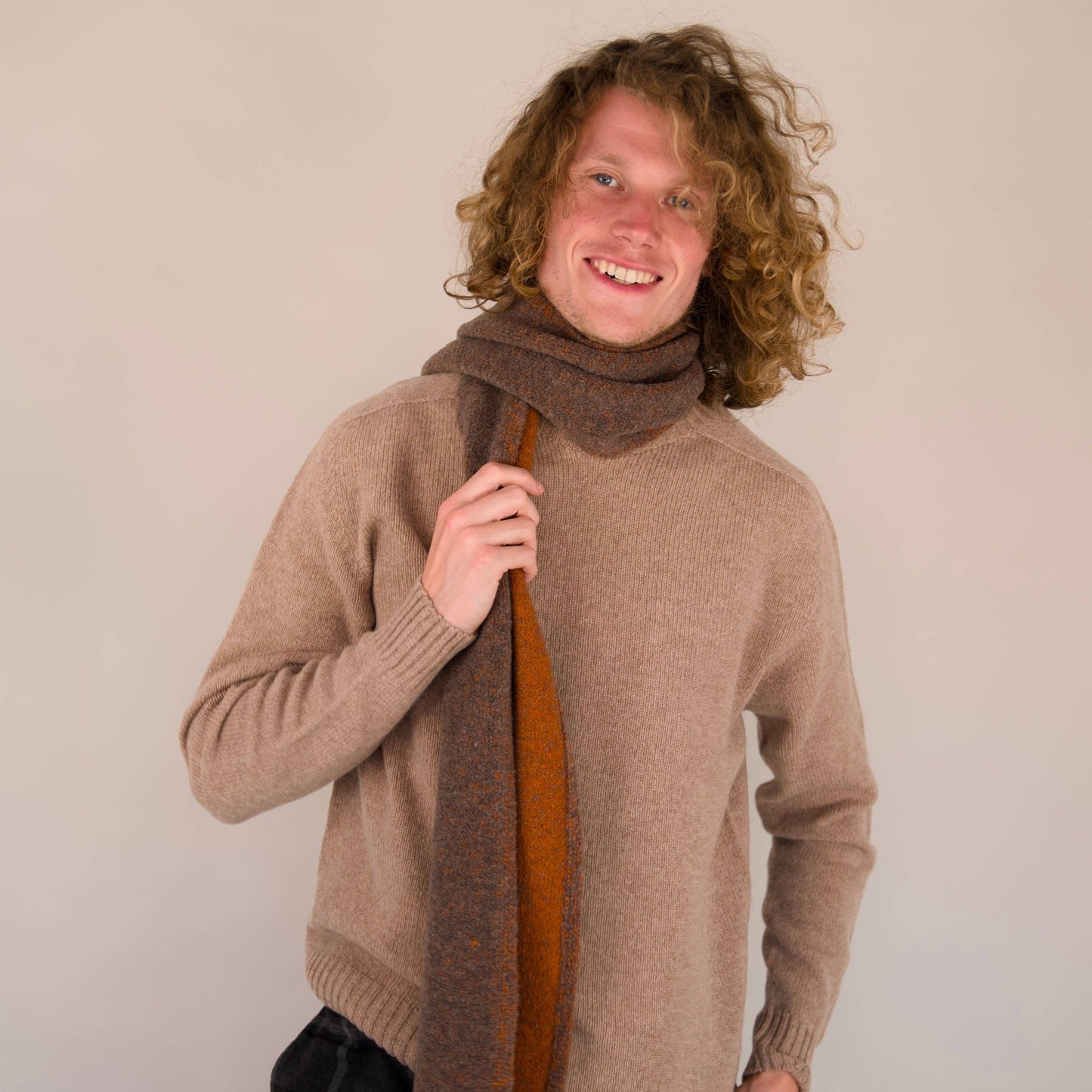 Origin Knitwear - Soufflé - Piccadilly Scarf - Rustic