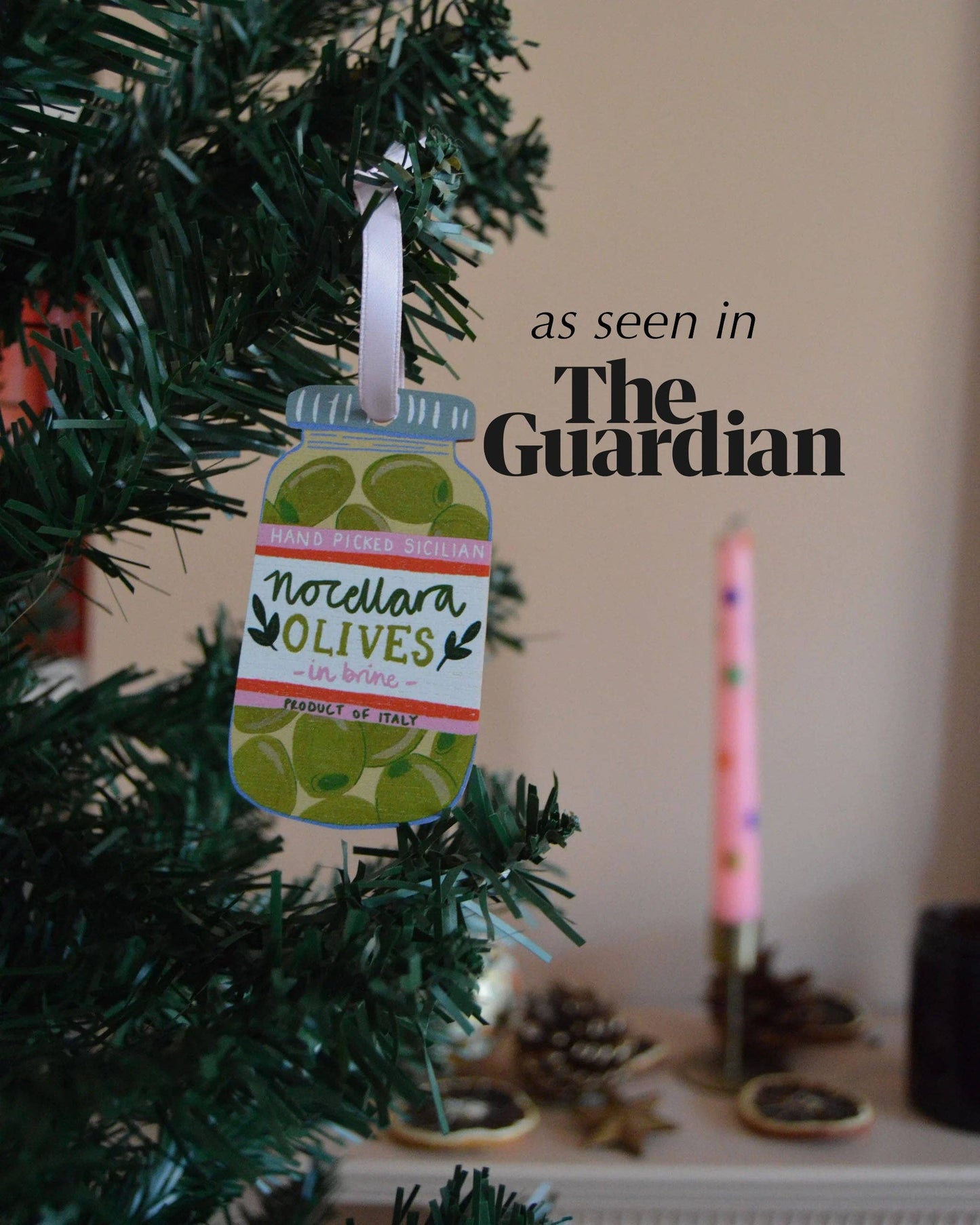 Laura Barnes Wholesale Ltd - Nocellara Olives Hanging Decoration