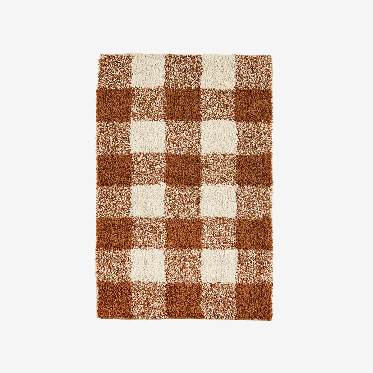 CHECKED TUFTED BATH MAT
