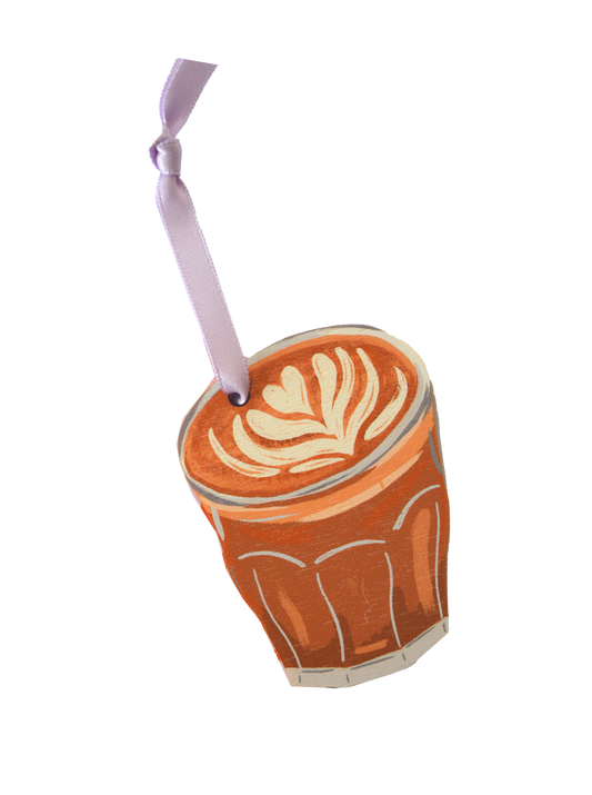 Flat White Coffee Decoration