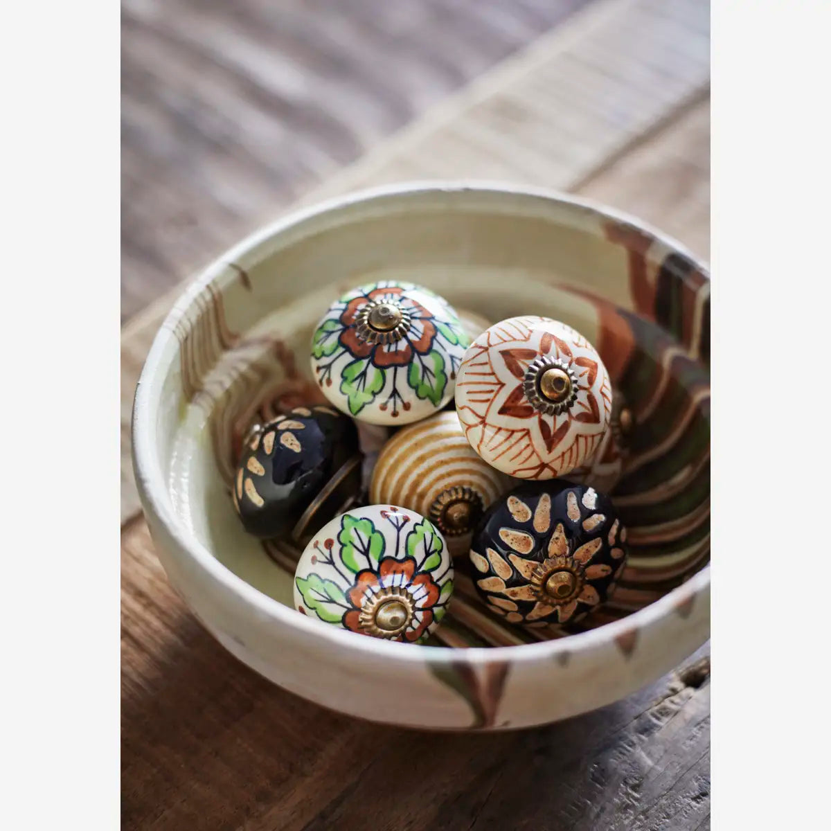 Hand Painted Earthenware Bowl