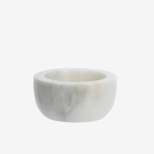 Small Marble Bowl - White
