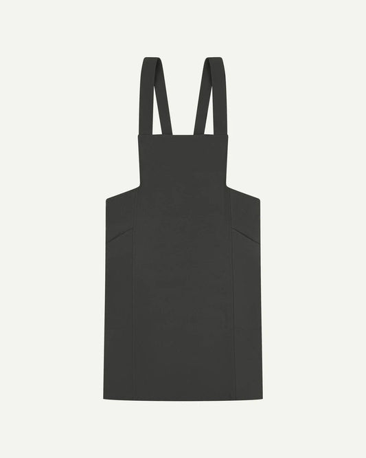 #9003 japanese-style canvas apron - charcoal