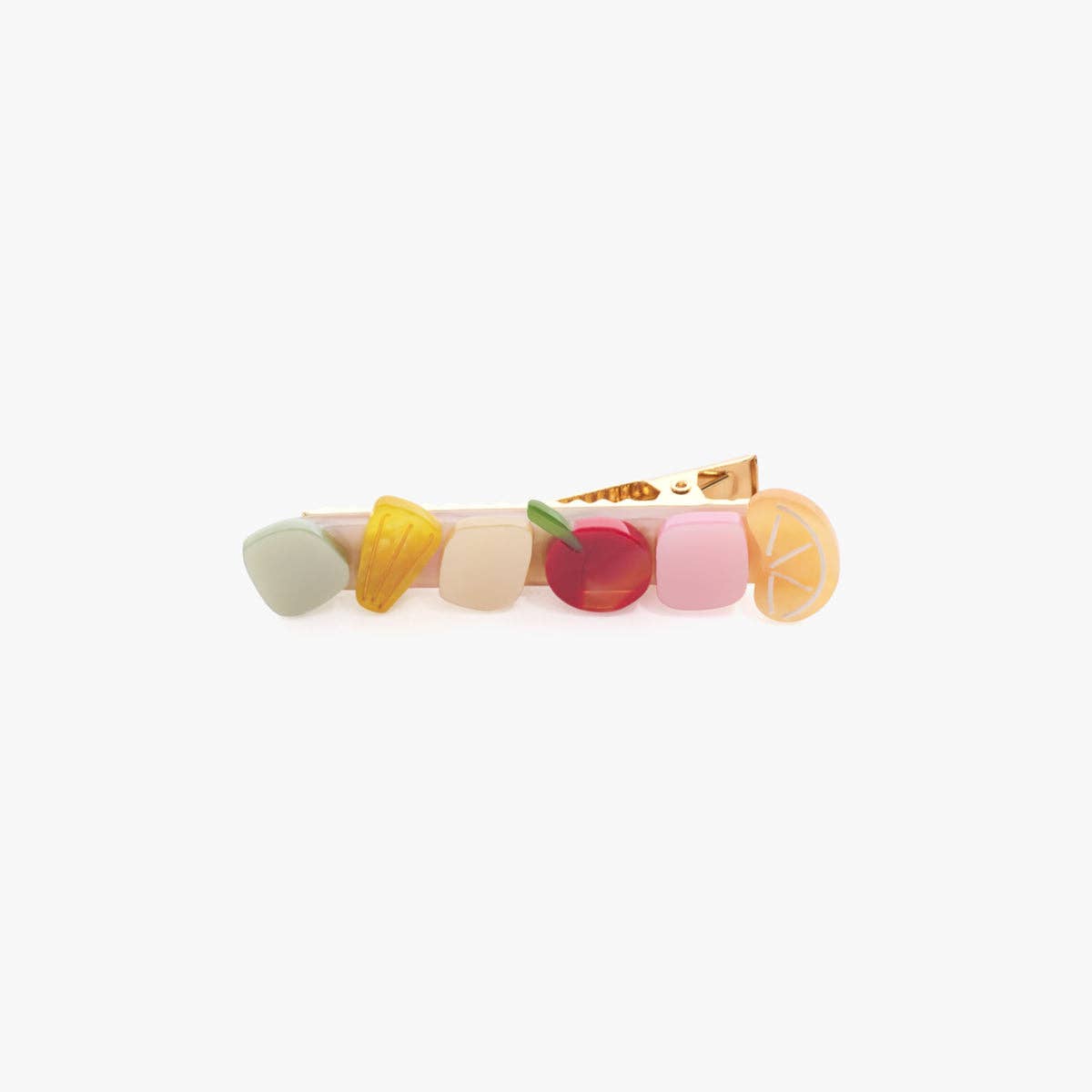 WINONA IRENE - Ambrosia Fruit Salad Alligator Acetate Hair Clip Accessory