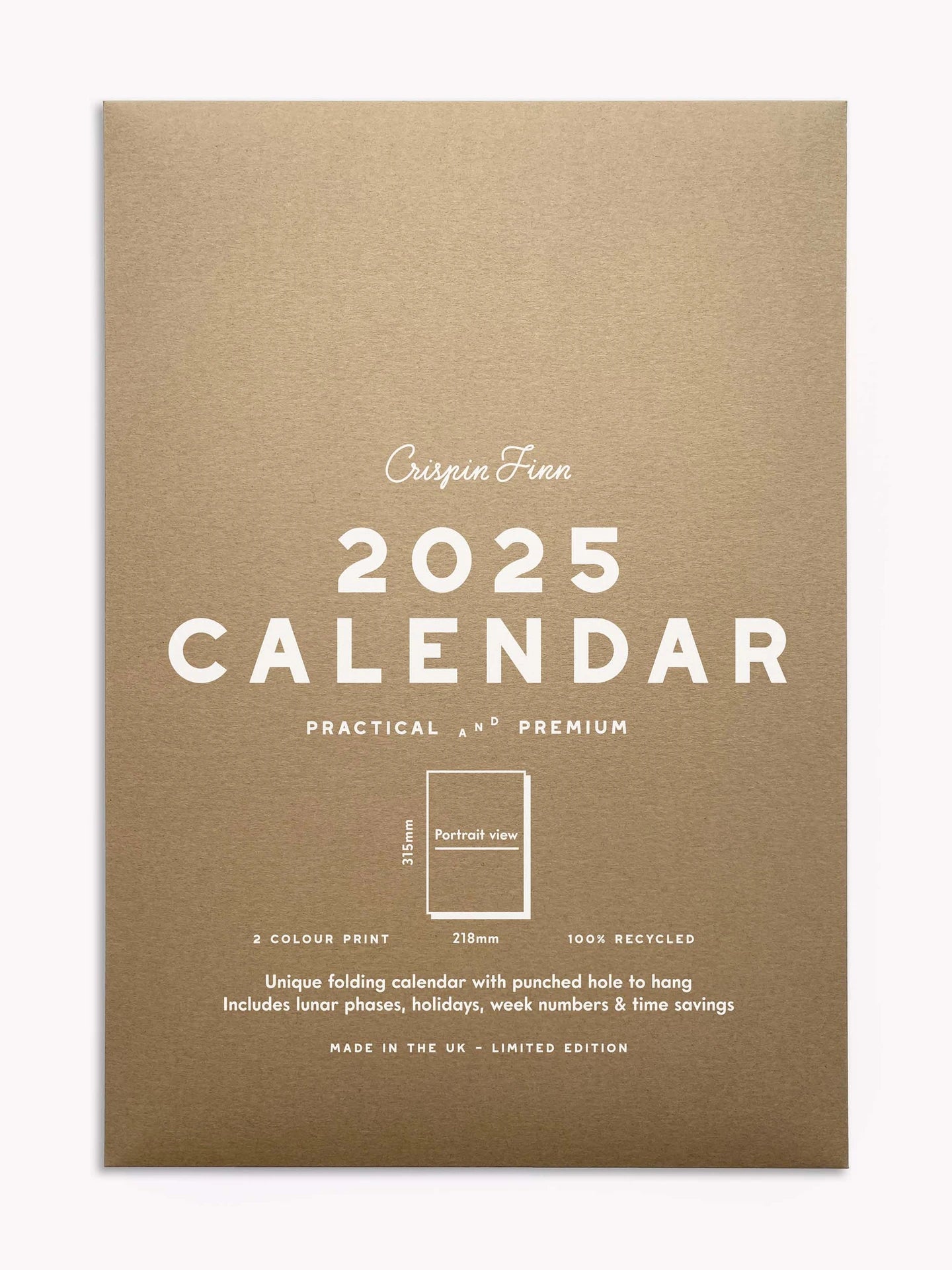 2025 Folding Wall Calendar