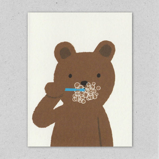 Brushing Bear