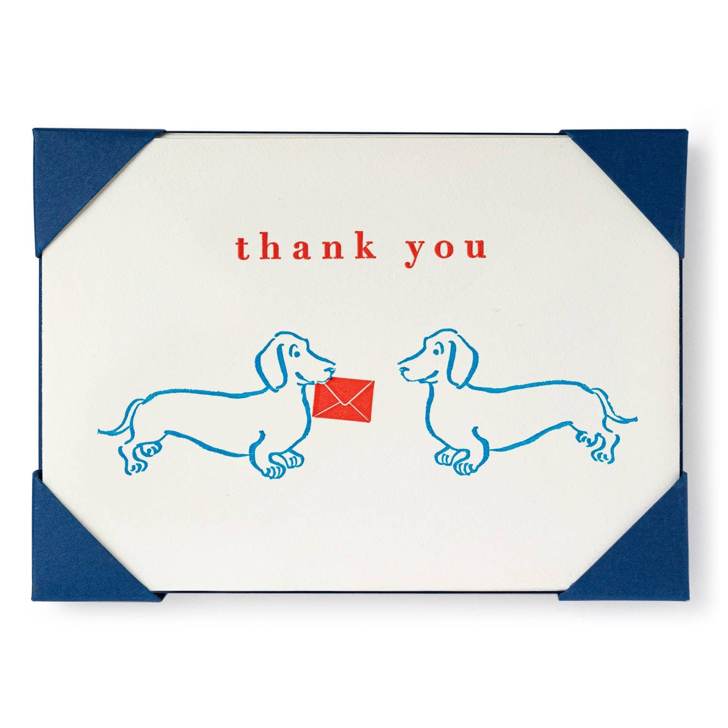 Archivist | UK - Thank You Dachshunds | Notelet Card (5-Pack)