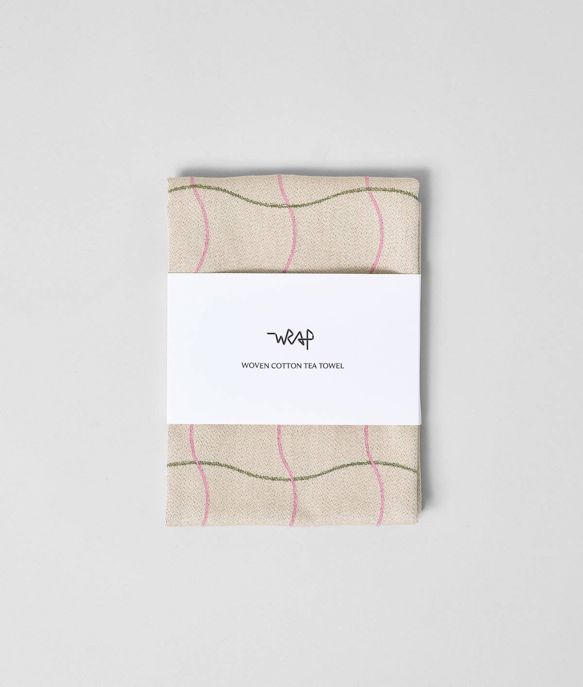 Wave Grid tea towel