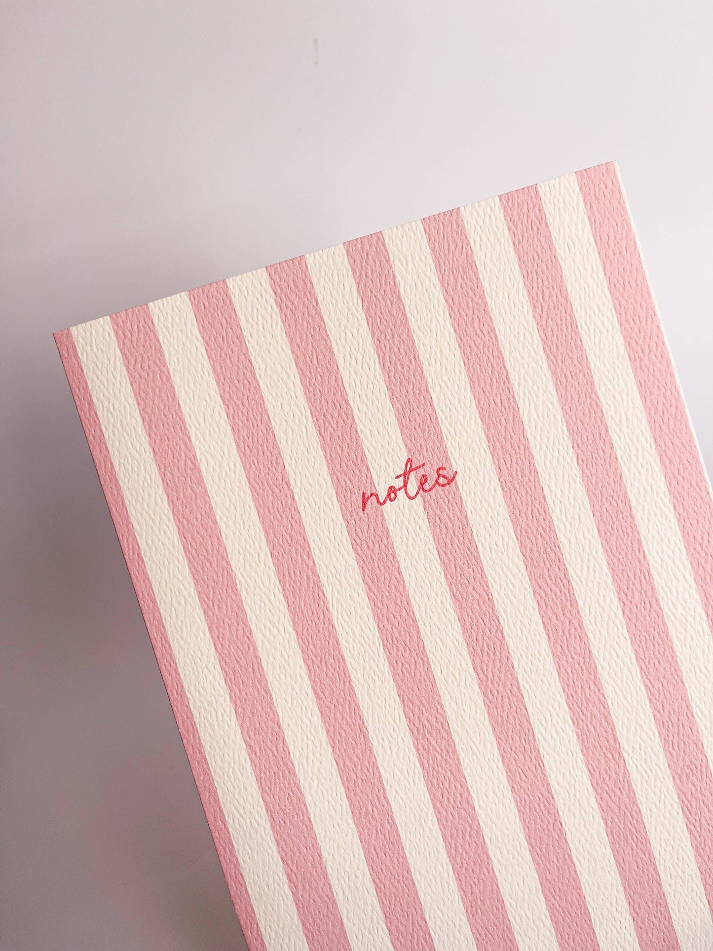 Fin Studio - Striped Notebook with Contrast Color