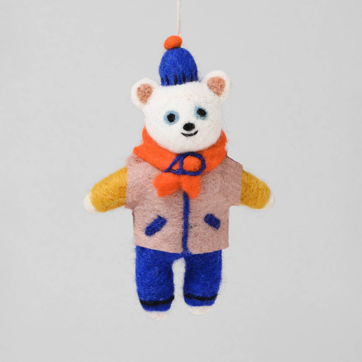 Bear Hanging Felt Ornament