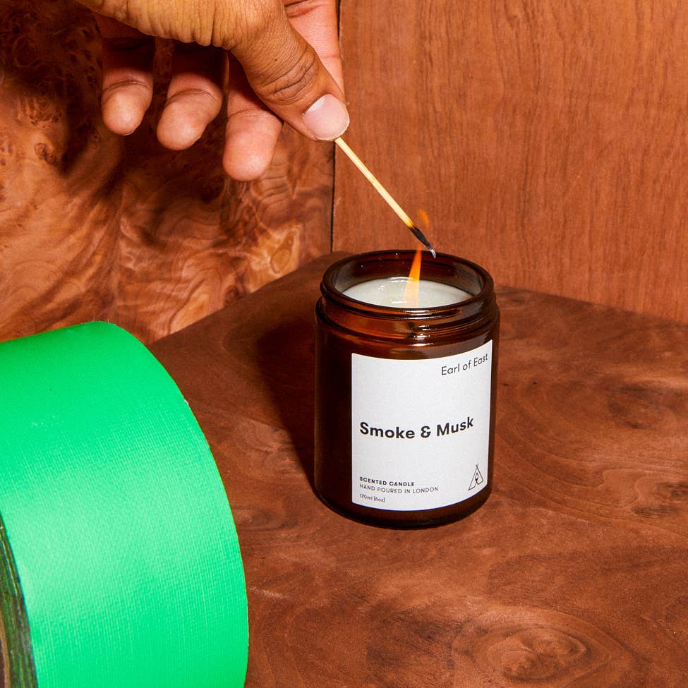 Earl of East - Smoke & Musk | Soy Wax Candle 170ml [6oz]