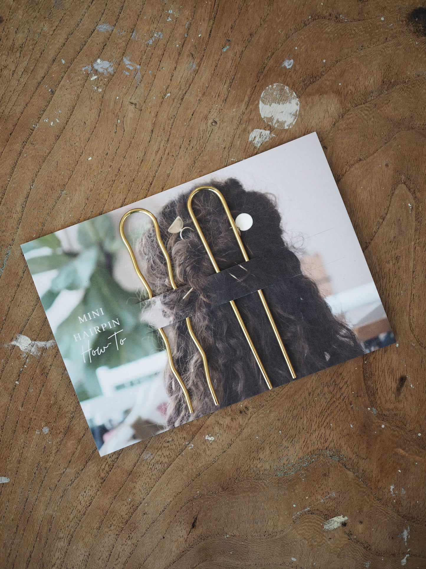 Roake Studio - Mini-Pins Brass Hairpin Duo