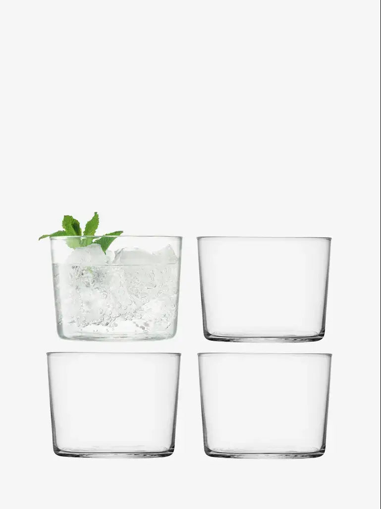 Gio Tumbler (small) 220ml Clear x 4