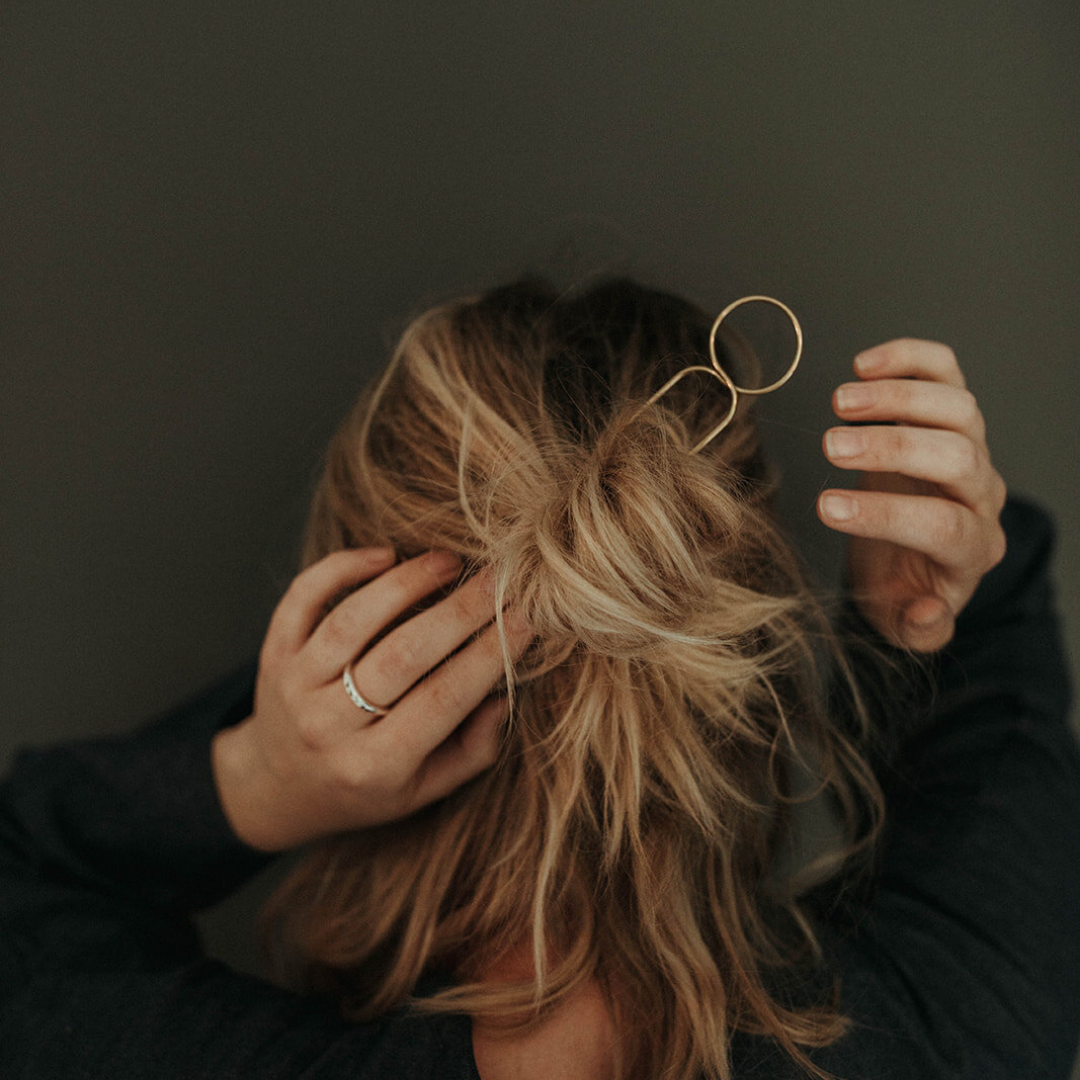 Roake Studio - Lizzy Minimal Brass Hairpin