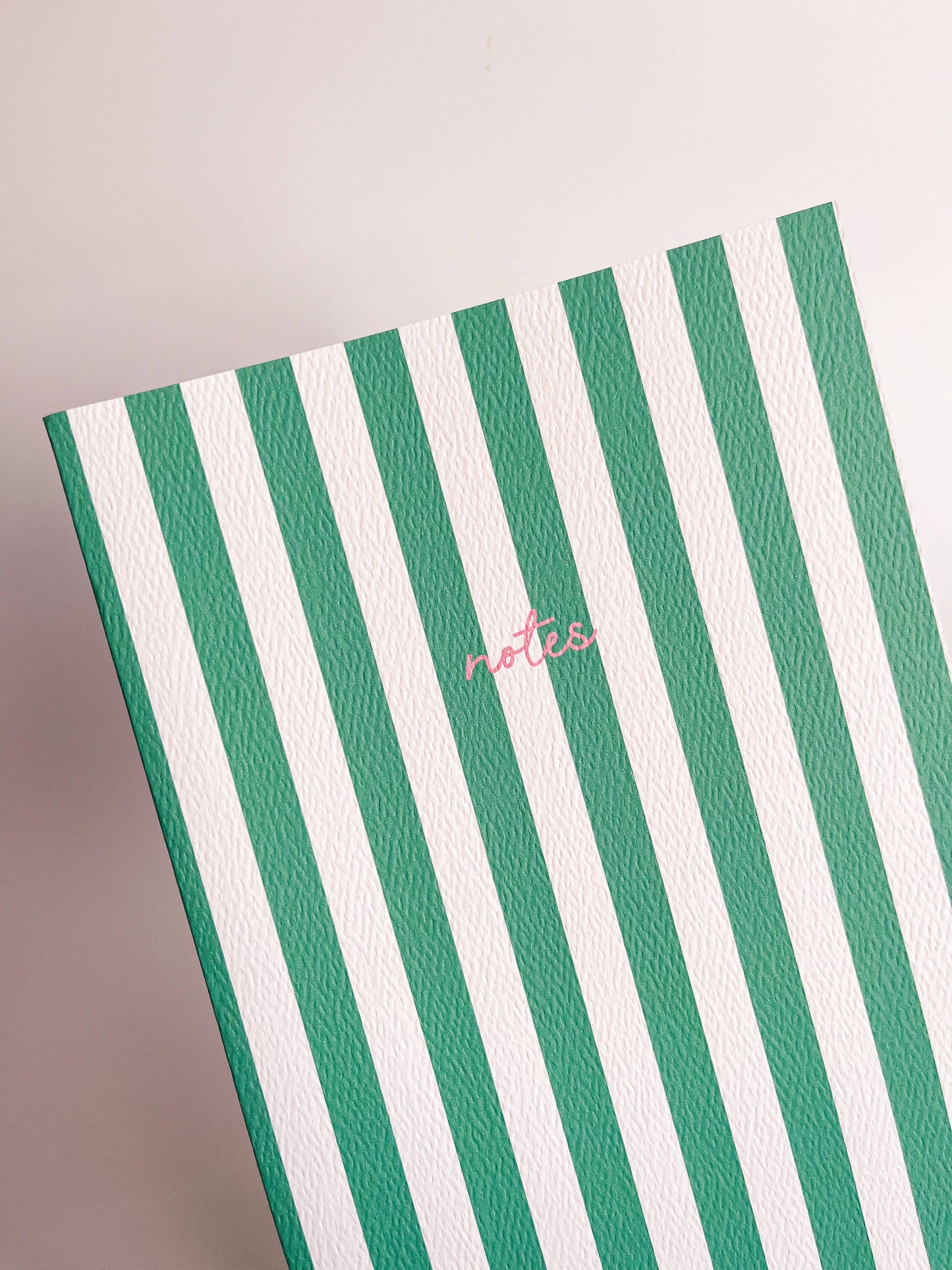 Fin Studio - Striped Notebook with Contrast Color