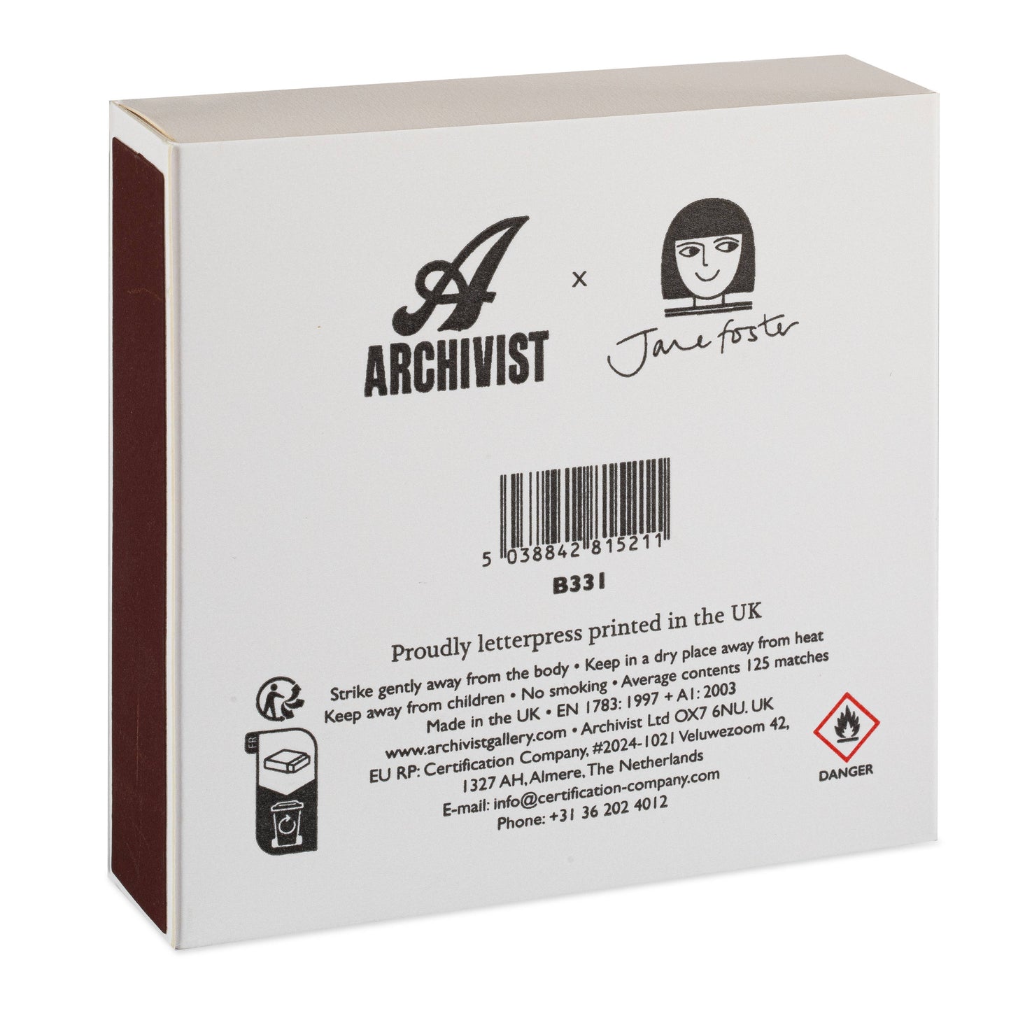 Archivist | UK - Dog | Square - Safety Matches