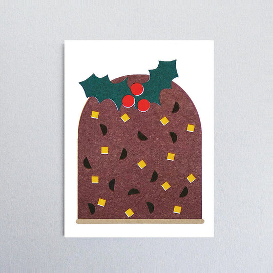 Christmas Pudding mini card