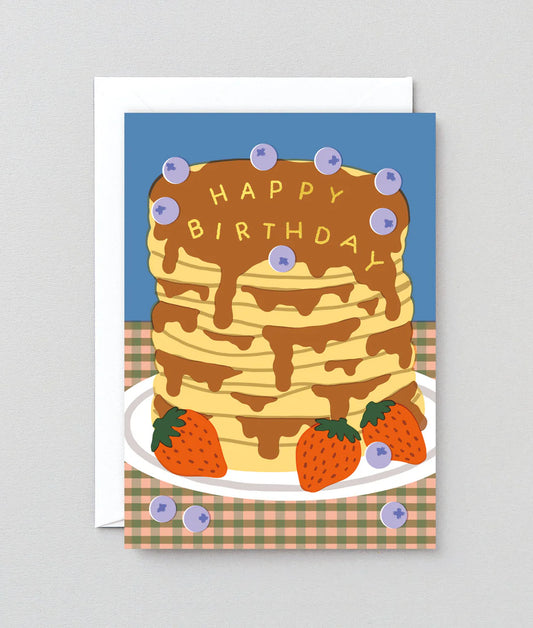 Happy Birthday Pancakes Card